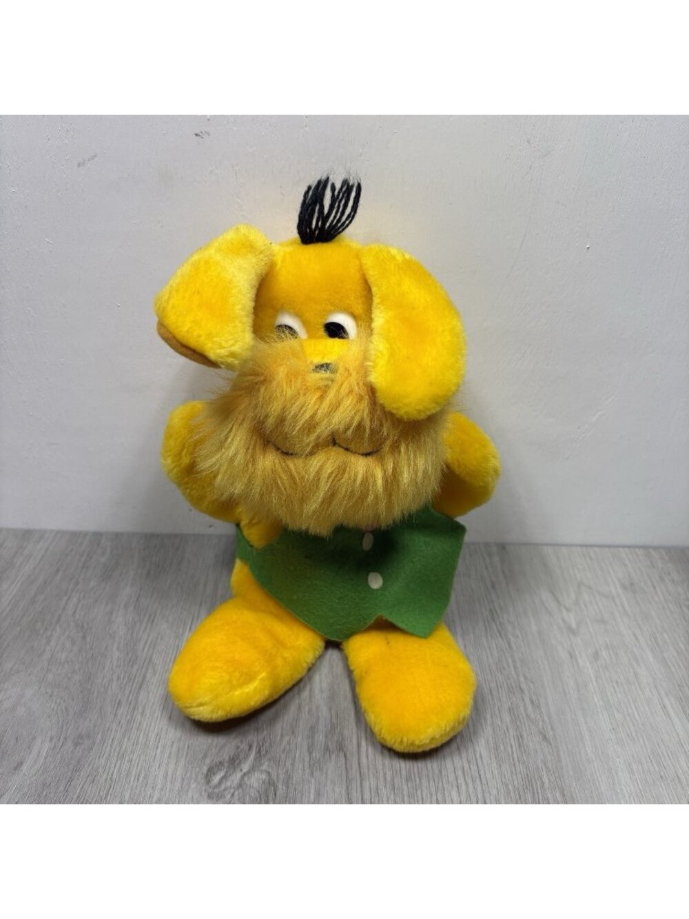 Greystone Recovery Reggie Vintage Yellow Dog Puppet